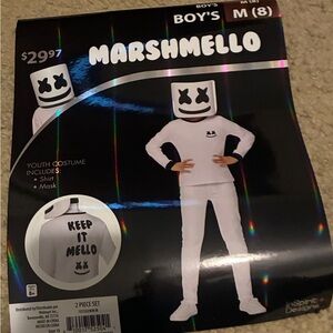 Spirit Marshmello Boys Costume - White